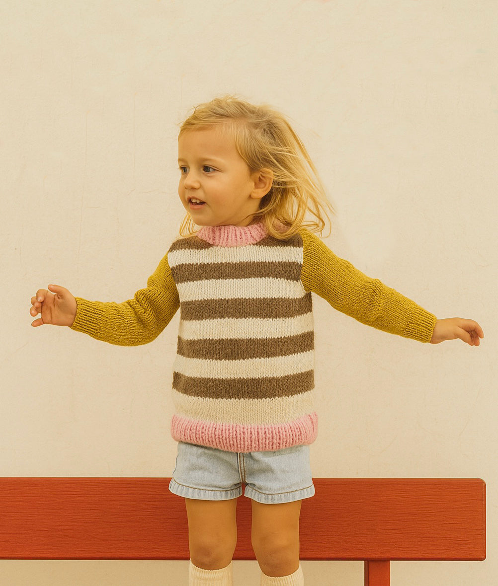 Sweater Stripe Pink