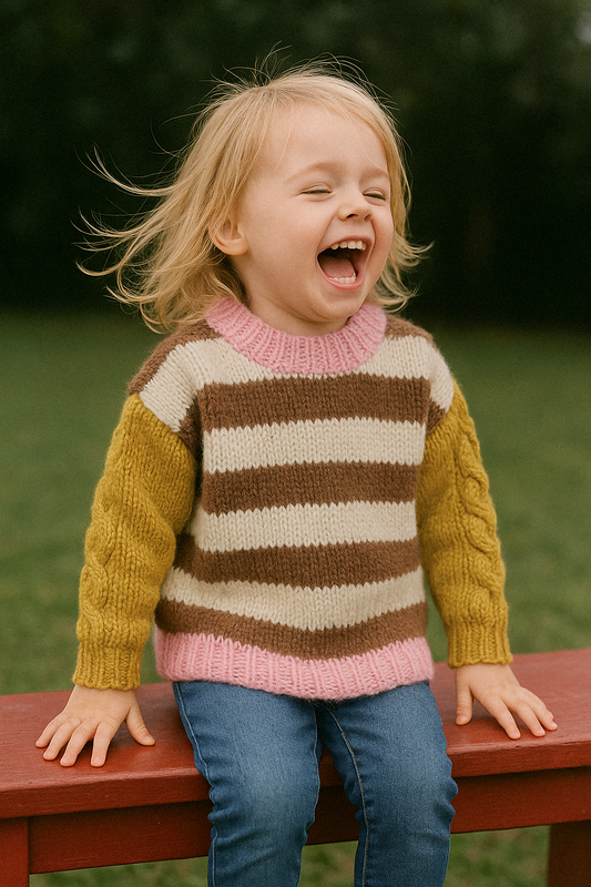 Sweater Stripe Pink