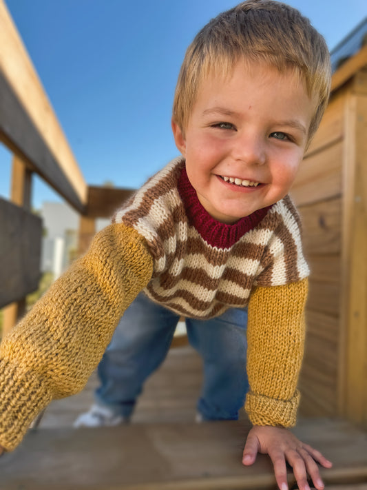 Sweater Stripe Coffee